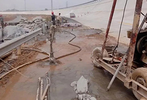 长春公路钻孔施工